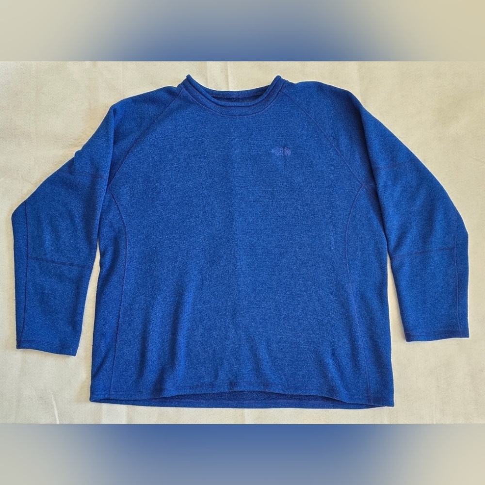 The North Face Crew Neck Blue Sweater Shirt, Size 3XL